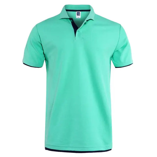 Men'S T-Shirt Summer Classic Cotton Short Sleeve Tee Shirt Men Casual Solid Tshirts Tops Male Business Golf T Shits Camisa Tops